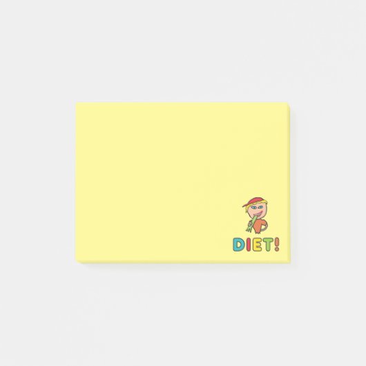 Grappig dieet! post-it® notes (Voorkant)