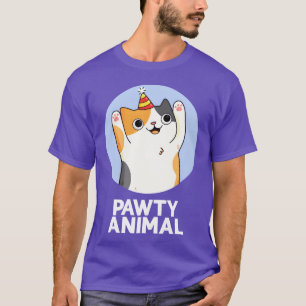 Grappig Dier Cute Feest Dier Kat Grappig T-shirt