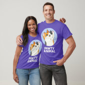 Grappig Dier Cute Feest Dier Kat Grappig T-shirt (Unisex)