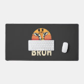 Grappig dier Giraffe Meme Gezicht Festieve Kerst T Bureaumat (Keyboard & Muis)