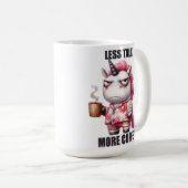 Grappig dier/Koffie/Eenhoorn Koffiemok (Voorkant rechts)