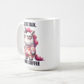 Grappig dier/Koffie/Eenhoorn Koffiemok (Voorkant links)