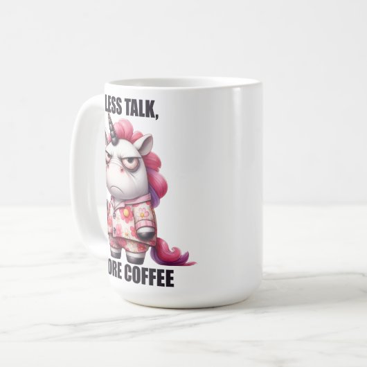 Grappig dier/Koffie/Eenhoorn Koffiemok (Voorkant links)