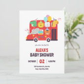 Grappig dier leuk baby shower kaart (Staand voorkant)