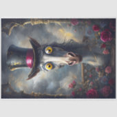 Grappig Dier met Pet Decoupage papier. Tissuepapier (Voorkant)