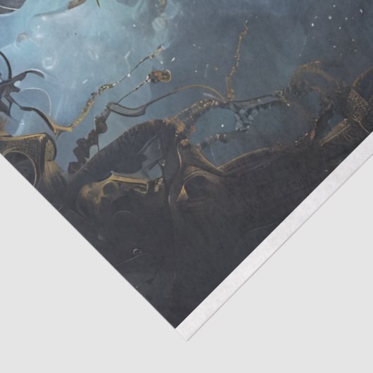 Grappig Dier met Pet Decoupage papier. Tissuepapier (Detail)