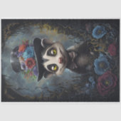 Grappig Dier met Pet Decoupage papier. Tissuepapier (Voorkant)