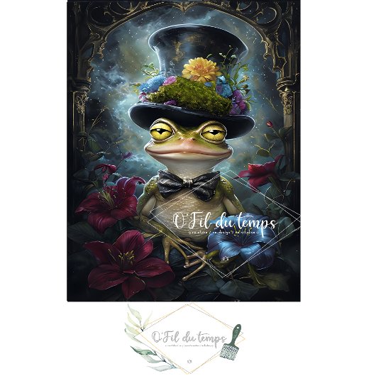 Grappig Dier met Pet Decoupage papier. Tissuepapier