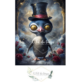 Grappig Dier met Pet Decoupage papier. Tissuepapier