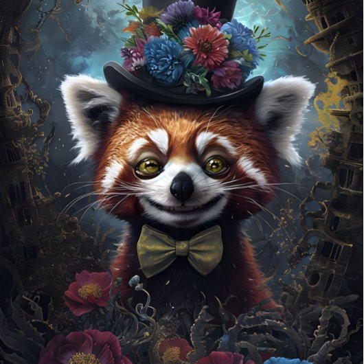 Grappig Dier met Pet Decoupage papier. Tissuepapier