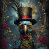 Grappig Dier met Pet Decoupage papier. Tissuepapier