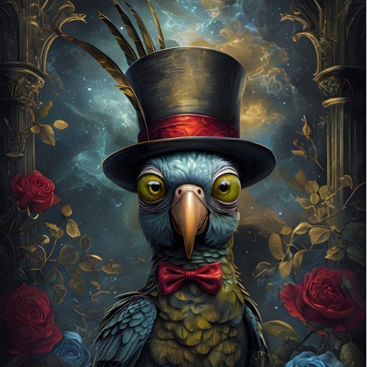 Grappig Dier met Pet Decoupage papier. Tissuepapier