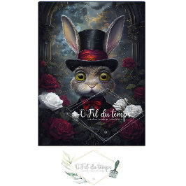 Grappig Dier met Pet Decoupage papier. Tissuepapier