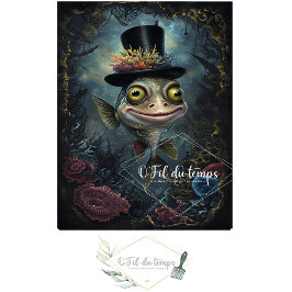 Grappig Dier met Pet Decoupage papier. Tissuepapier