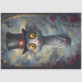 Grappig Dier met Pet Decoupage papier. Tissuepapier (Voorkant)
