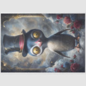 Grappig Dier met Pet Decoupage papier. Tissuepapier (Voorkant)