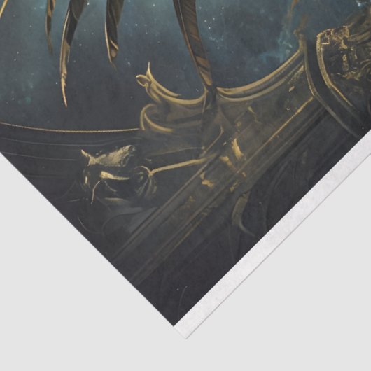 Grappig Dier met Pet Decoupage papier. Tissuepapier (Detail)