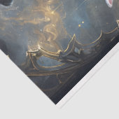 Grappig Dier met Pet Decoupage papier. Tissuepapier (Detail)