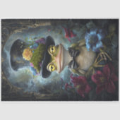 Grappig Dier met Pet Decoupage papier. Tissuepapier (Voorkant)