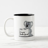 Grappig Dier Pun Koffie Cup Gift Mok (Links)