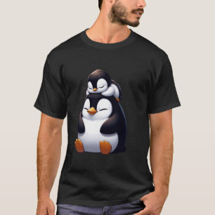 Grappig dier voor jongens en meisjes pinguïns t-shirt