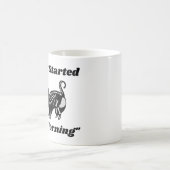 Grappig dierenarts citaat: Het is net begonnen van Koffiemok (Center)