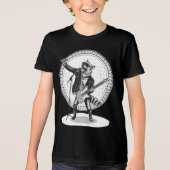 Grappig Dierencadeau | Cool Dog Rock Star Tri-Blend Shirt (Voorkant)