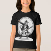 Grappig Dierencadeau | Cool Dog Rock Star Tri-Blend Shirt (Voorkant)