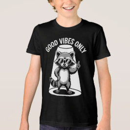 Grappig Dierencadeau | Cool Raccoon Rock Star Tri-Blend Shirt