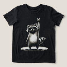 Grappig dierengeschenk | Coole wasbeer rockster