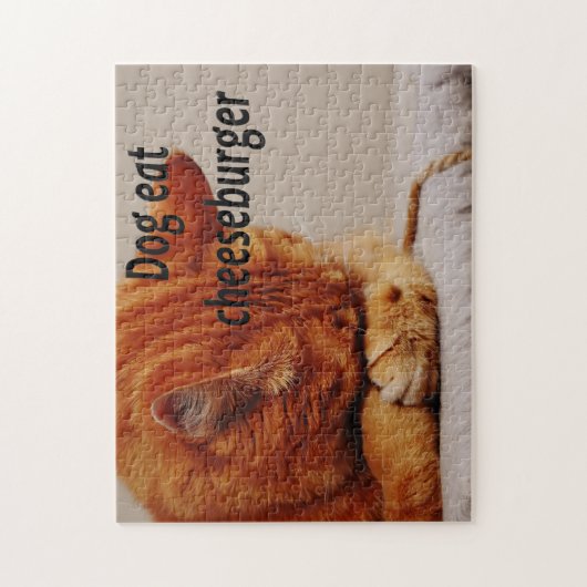 Grappig dierenketsen met humoristische foto's legpuzzel (Verticaal)