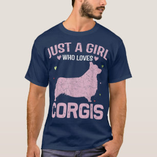 Grappig Dierenvrienden Vrouwen gewoon een meisje d T-shirt