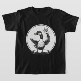 Grappig Dierlijke Muziek Gift | Cool Goose Rock Da T-shirt