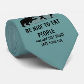 Grappig dik stropdas (Opgerold)