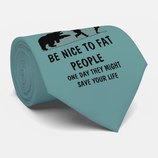 Grappig dik stropdas (Opgerold)