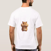 Grappig dikke hamster T-shirt (Achterkant)
