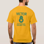 Grappig Dinksgiving Delight: Turkije vs. Picklebal T-shirt (Achterkant)