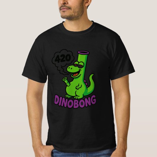 Grappig Dinobong Dinosaur T-shirt | Cartoon Dino G (Voorkant)