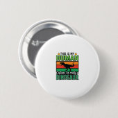 Grappig Dinosaur Mens Kostuum Halloween Ronde Button 5,7 Cm (Voorkant /achterkant)