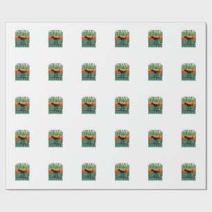Grappig Dinosaurus Mens Kostuum Halloween Cadeaupapier