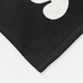 Grappig dinosaurus skelet kostuum goth-thee-Rex Fleece Deken (Hoek)