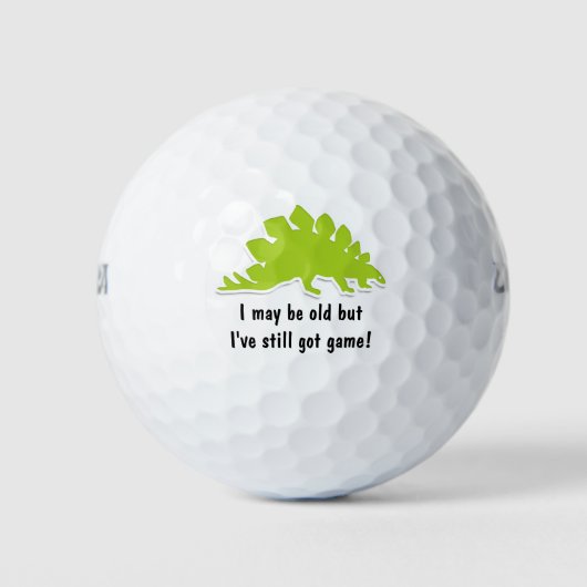 Grappig dinosaurusontwerp golfballen (Voorkant)