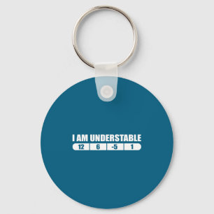 Grappig Disc Golf Citaat Ontwerp, Ik Ben Begrijpel Sleutelhanger