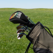 Grappig Disc Golf Shirt Heeft Bomen Geraakt en Ver Golfheadcover (Insitu)