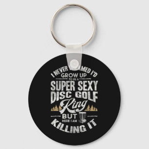 Grappig Disc Golf Shirt Mannen Echtgenoot Vaderdag Sleutelhanger