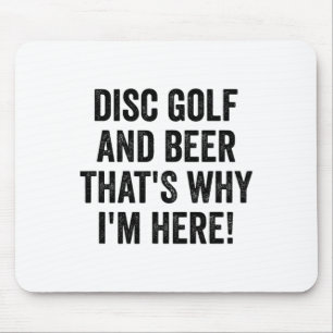 Grappig Disc Golf Shirt Mannen Vrouw Ik Disc Golf  Muismat