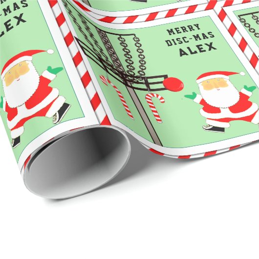 Grappig discgolf cadeau cadeaupapier (Rol Hoek)