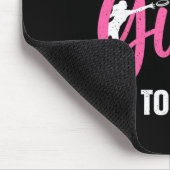 Grappig discgolf ontwerp voor meisje vrouwen disc muismat (Hoek)