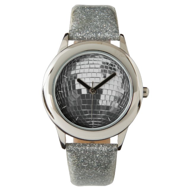 Grappig Disco Ball Party Horloge (Voorkant)