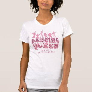 Grappig Disco Meisjes Uitstapje Retro Danskoningin T-shirt